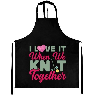 Discover Knitting Knitter Friends Besties Aprons