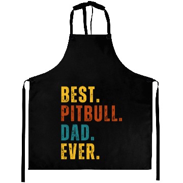 Discover BEST Pitbull Dad Ever Aprons