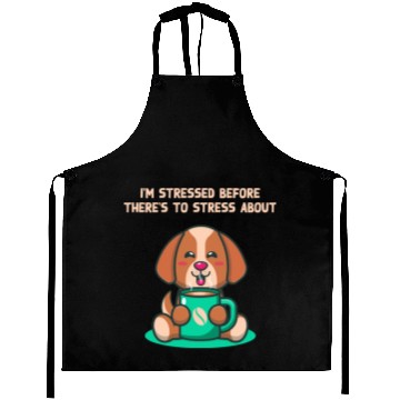 Discover Im Stressed Before Stress Introvert Nerd Antisocia Aprons