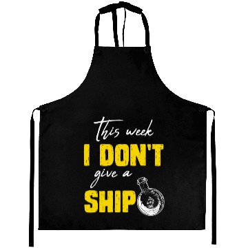 Discover I don't give a ship cruise vacation spring break Aprons