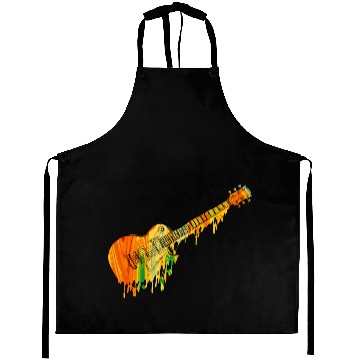 Discover Melting Guitar, Guitar Lover Aprons
