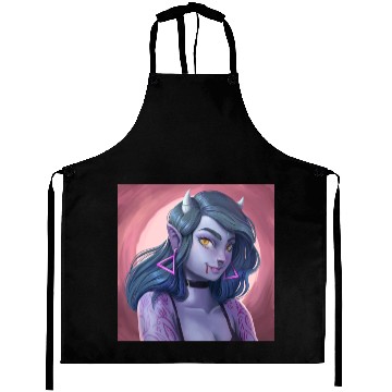 Discover Alpha Female illustration as vampire Aprons