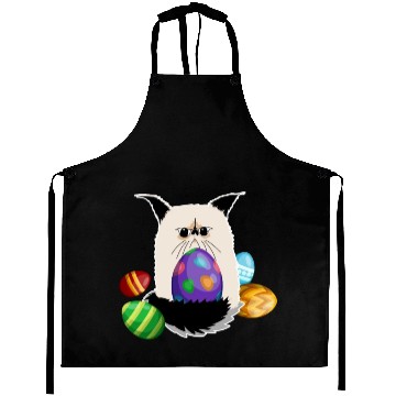 Discover Grumpy Cat Easter Bunny Nope Spring Holiday Aprons