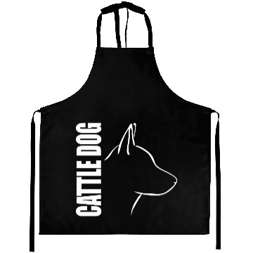 Discover Cattle Dog Profile dog mom Aprons