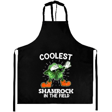 Discover Coolest shamrock St. Patrick's Day Aprons