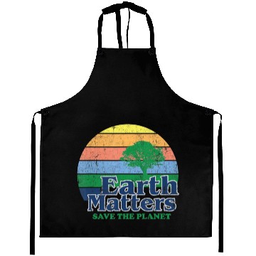 Discover Earth Matters Aprons Earth Day Save Thet