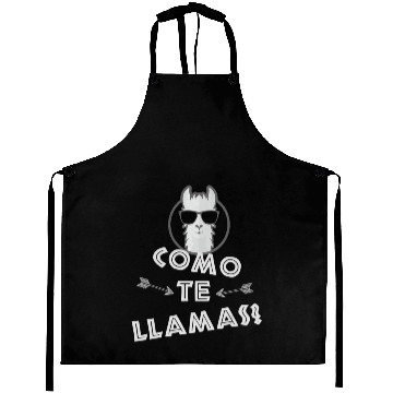 Discover Como Te Llamas Funny Spanish Teacher Aprons