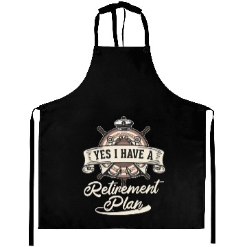 Discover Sailing Retirement Plan Retired Sailor Sailboat Aprons