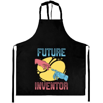 Discover Future Inventor AI Artificial Intelligence Robot Aprons