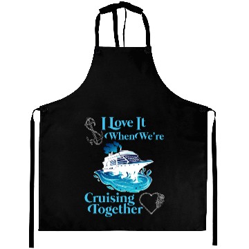 Discover Cruising Together Cruise Vacation Spring Break Aprons