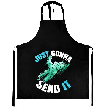 Discover Snowmobile Just Gonna Send It Snowmobiling Aprons