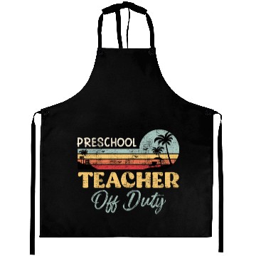 Discover Preschool teacher off school vacation duty teacher Aprons