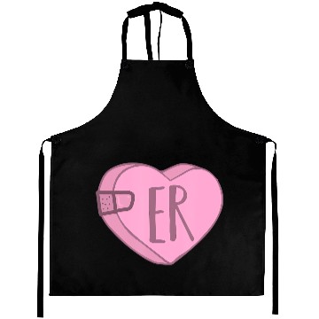 Discover Cute ER Nurse Candy Heart Aprons