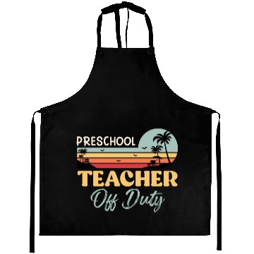 Discover Preschool teacher off school vacation duty teacher Aprons