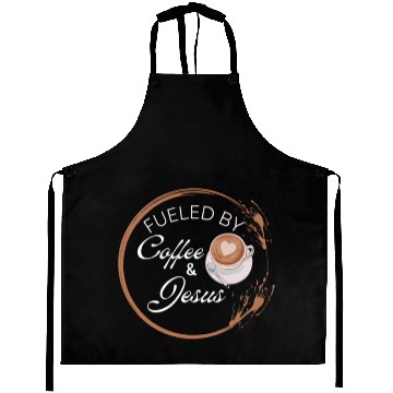 Discover Fueled by coffee and Jesus, Jesus love Aprons