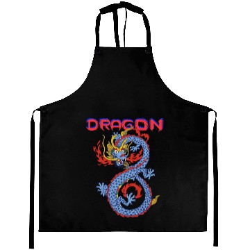 Discover Dragon,funny dragon Aprons