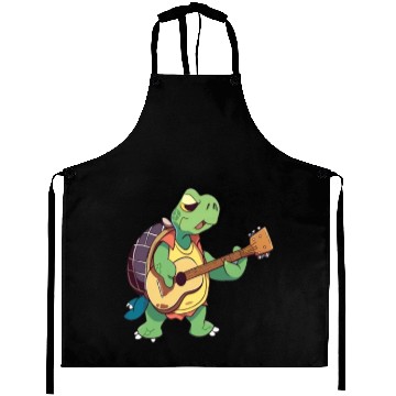Discover Turtle Tortoise Guitar Players Guitarist Aprons