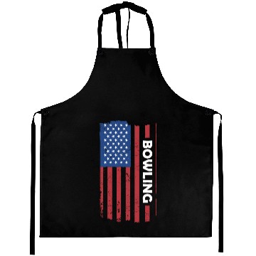 Discover Sport Us Flag Bowling Aprons