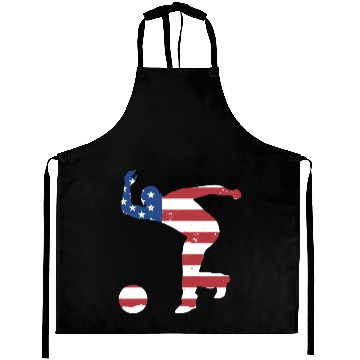 Discover Sport Us Flag Bowling Aprons