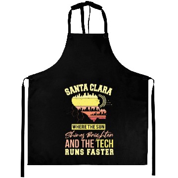 Discover Santa Clara San Francisco United States Design Aprons