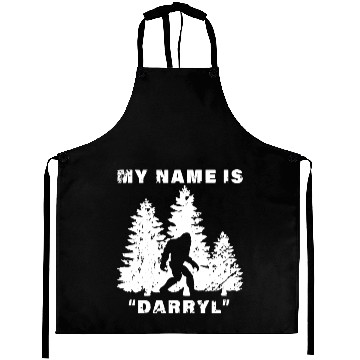 Discover My Name Is Darryl Bigfoot Aprons