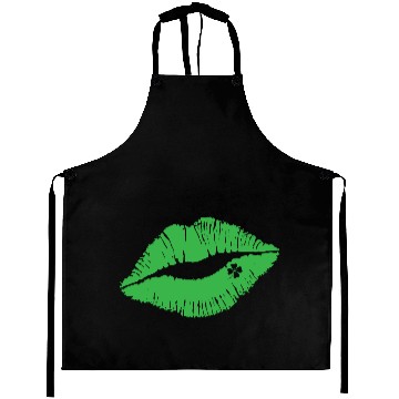 Discover Lips Shamrock Aprons, St Patricks Day Presents