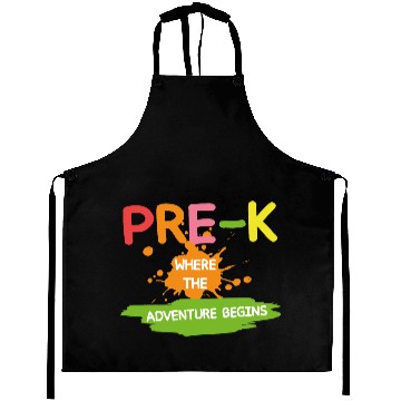 Discover Pre-K Where The Adventure Begins Back to School Aprons