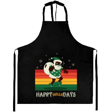 Discover African American Santa Claus Aprons
