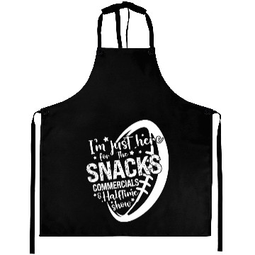 Discover I'm Just Here For The Snacks Commercials Halftime Aprons