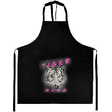 Discover Tiger Mama (pink) Aprons