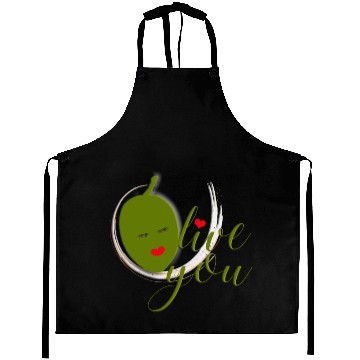 Discover Olive you - I Love You Aprons