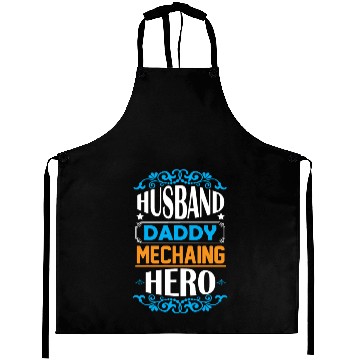 Discover Husband daddy mechaing hero Aprons