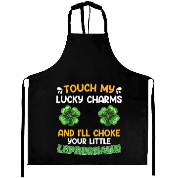 Discover Funny St. Patrick's Day saying Lucky Charms Aprons
