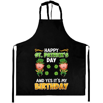 Discover St. Patrick's Day Birthday Aprons