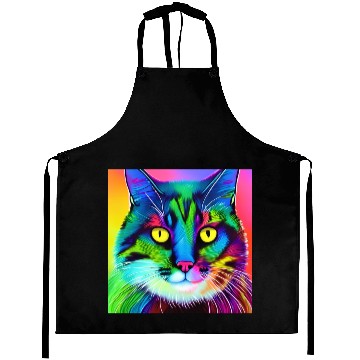 Discover Colorful Realistic Cat Aprons
