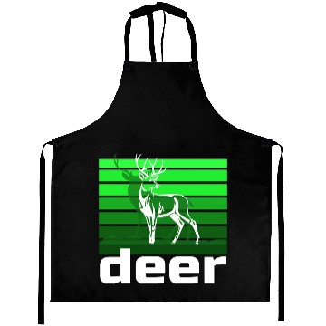 Discover deer graphic Aprons