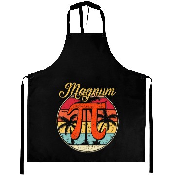 Discover Magnum Pi Math Pi Day Retro Aprons