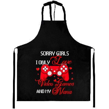 Discover Sorry Funny I Love Video Games And My Nana Valenti Aprons