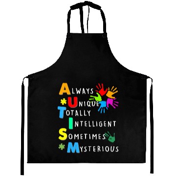 Discover Kindness Always Unique Totally Autism Awareness Ha Aprons