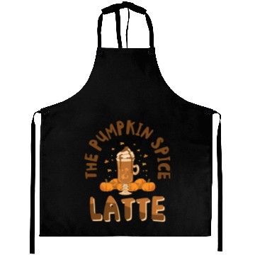 Discover Pumpkin Spice Latte Halloween Coffee Lover Tarot Aprons
