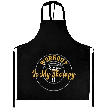 Discover Workout Is My Therapy - Gym Aprons