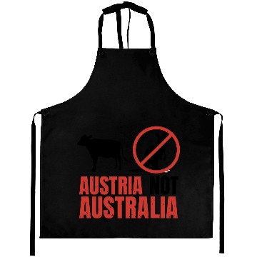 Discover Austria Not Australia Kangaroos Funny Pun Aprons