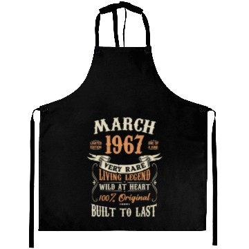 Discover March 1967 Birthday Surprise Aprons