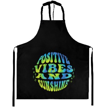 Discover Positive Vibes and Sunshine Summer Party Aprons