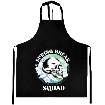 Discover Spring Break Squad Summer Vacation Spring Break Aprons