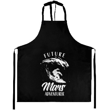 Discover Future Mars Adventurer Space Explorer Planet Aprons