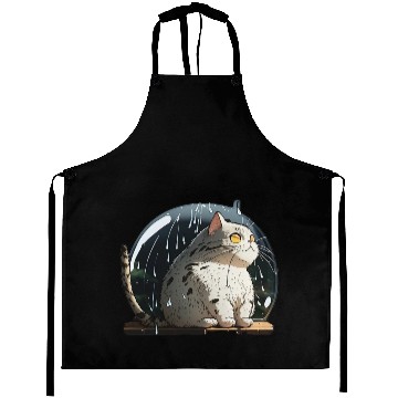 Discover Big Fat Anime Cat Aprons