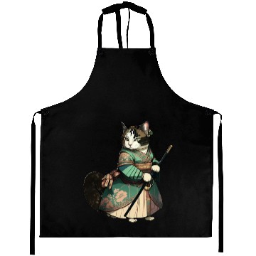 Discover Cat Dressed as Mulan Aprons