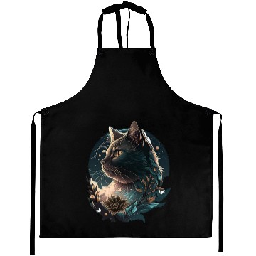 Discover Blue Mega Cat Aprons