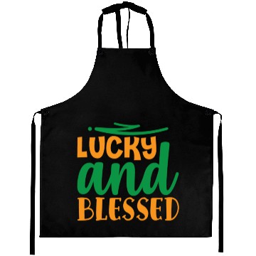 Discover Lucky and Blessed Aprons